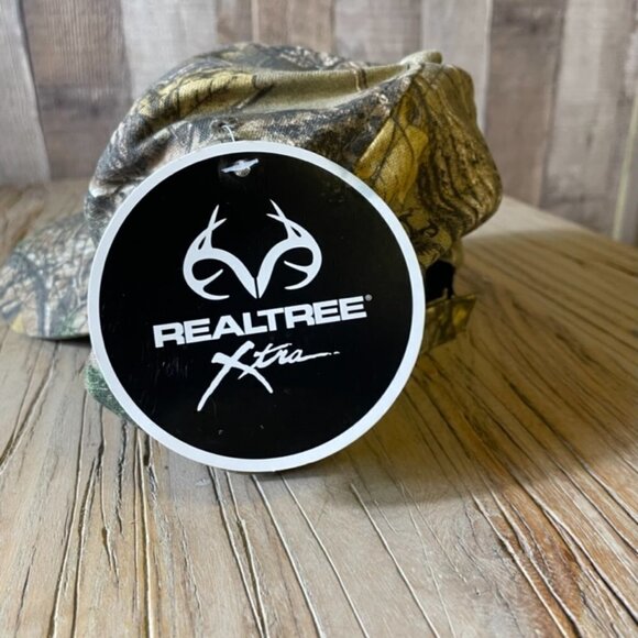 Mellow Yellow Realtree Xtra Camouflage Hat Baseball Cap NWT - Picture 3 of 7